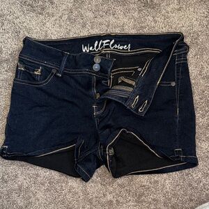 Wallflower Midnight Blue Denim Shorts